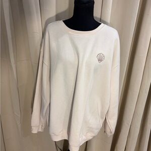 Ocean Drive Cream Sweatshirt